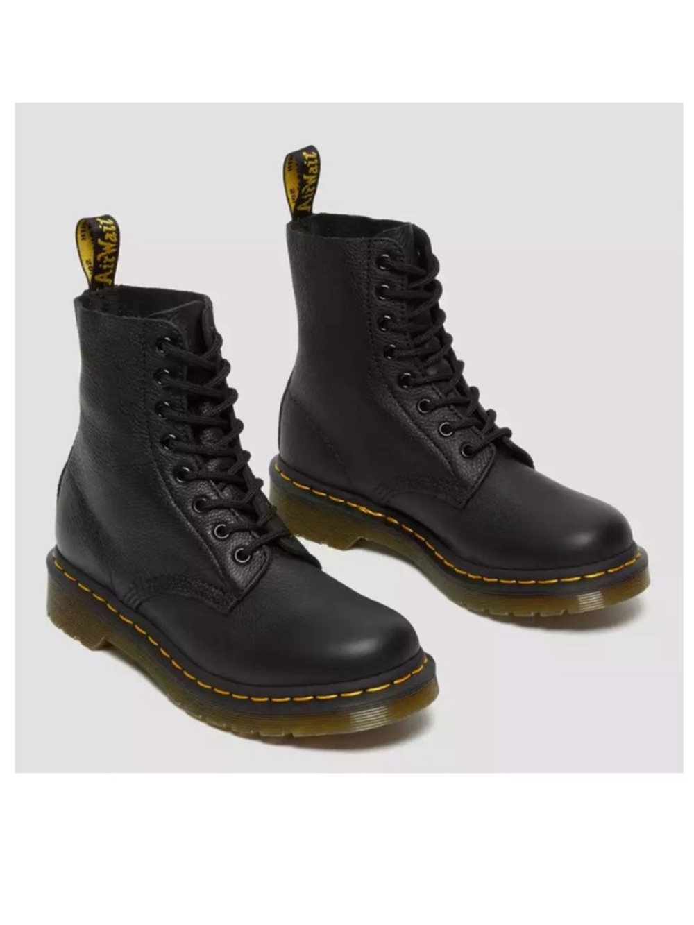 Dr. Martens 1460 PASCAL
VIRGINIA LEATHER  black $170
BOOTS women size 6 new